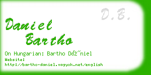 daniel bartho business card